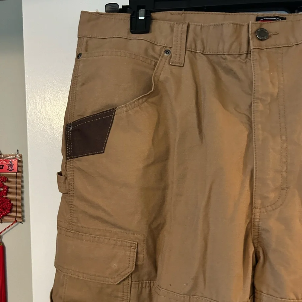 NWT. Wrangler Rancher work pants, khaki, men’s size 40x32 - Picture 8 of 9